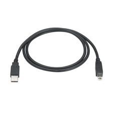 USB 2.0 Cable - Type A Male To Type B Male - Black - 3m