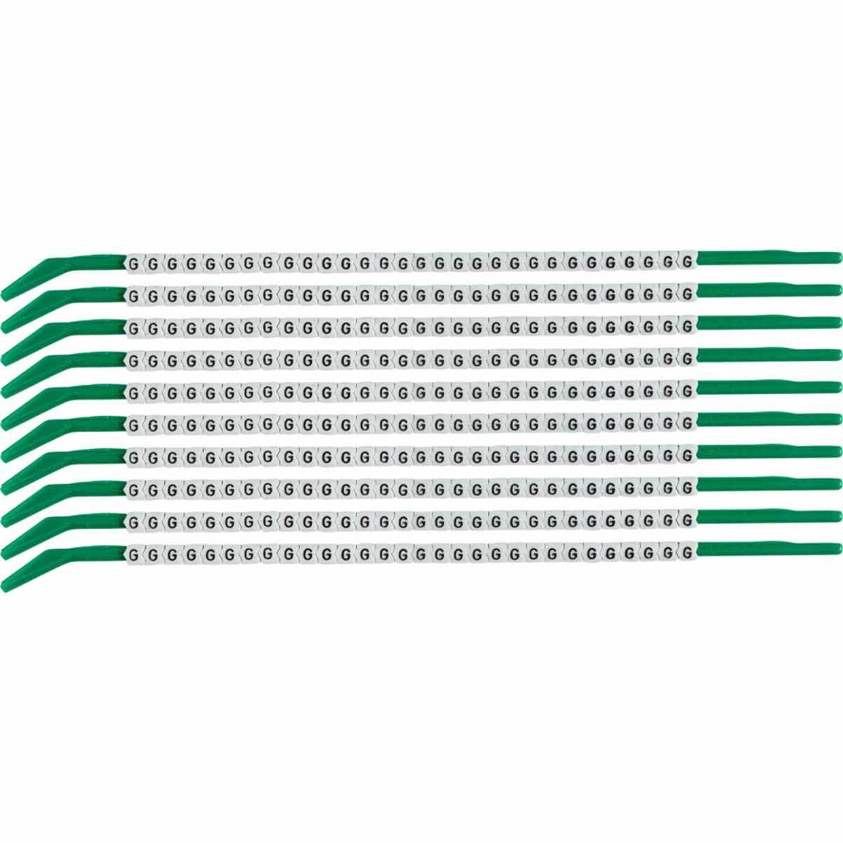 Brady SCNG-09-G W126057582 Clip Sleeve Wire Markers 