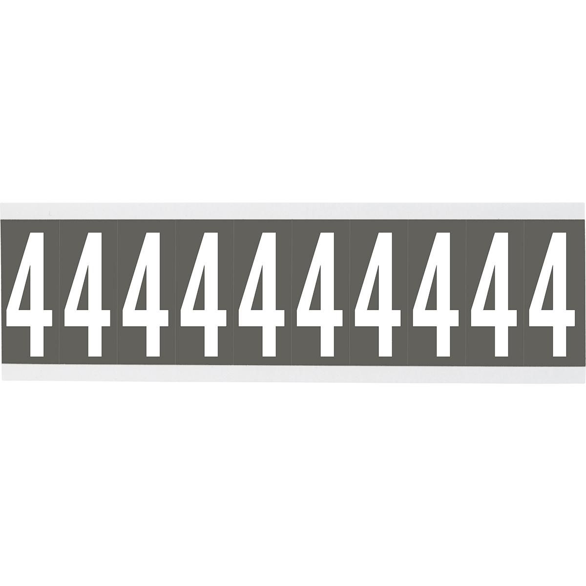 Identical numbers and letters 