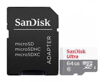 Sandisk SDSQUNR-064G-GN3MA W126141350 64GB Ultra microSDXC memory 
