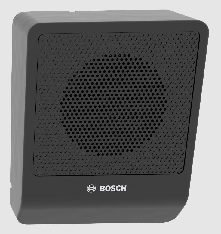 Cabinet speaker 6W angled