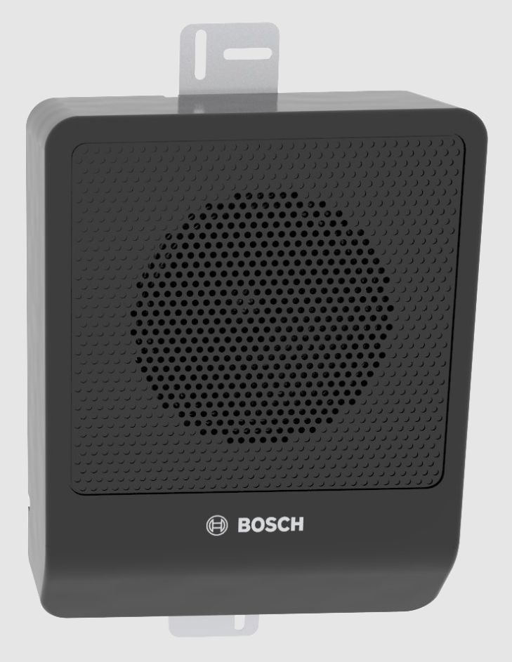 Cabinet speaker 6W flat black
