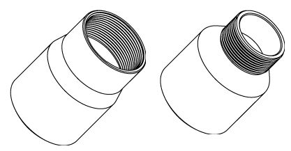 NPT-to-Metric Adapter Set