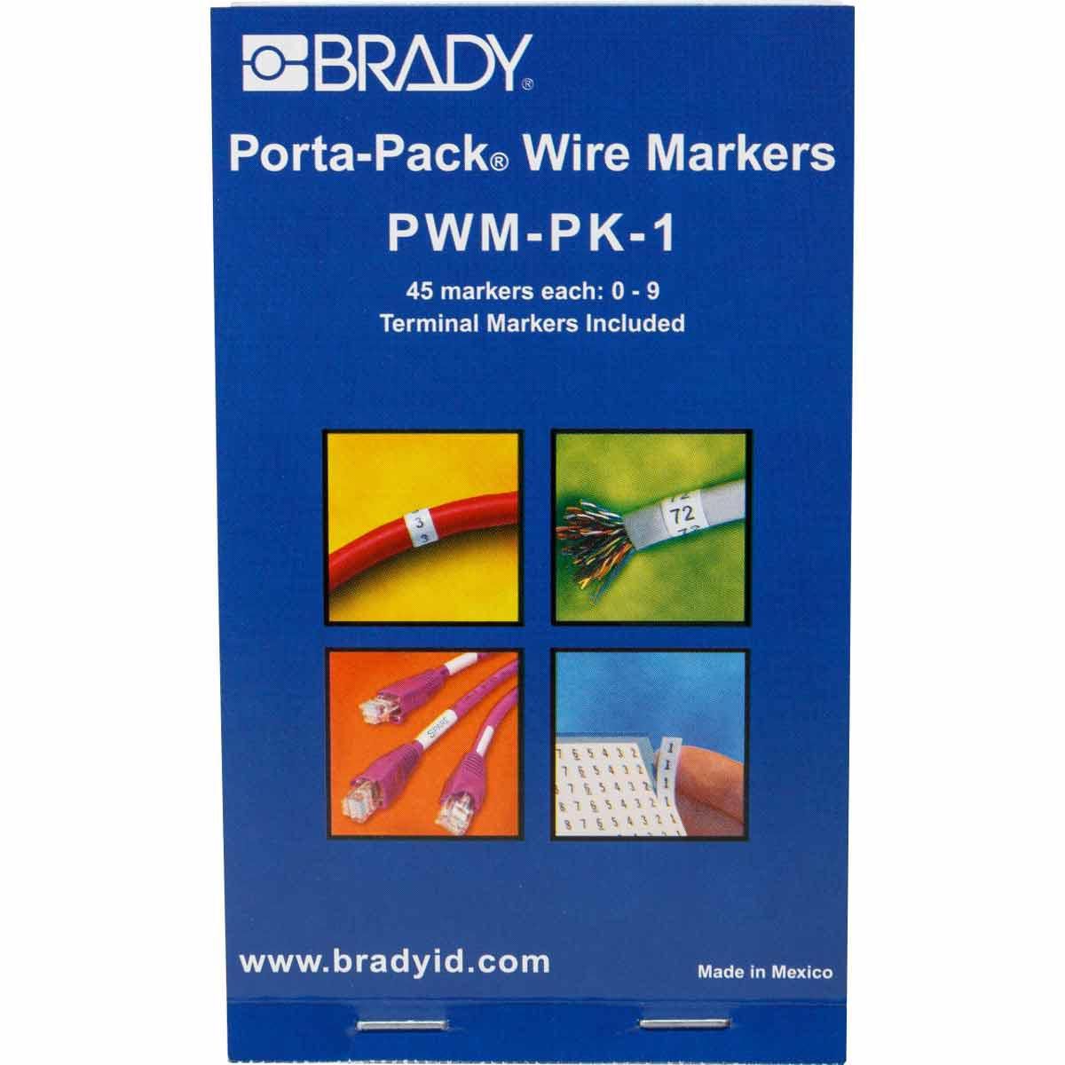 Brady PWM-PK-1 W126058079 Porta-Pack Wire Marker Books 