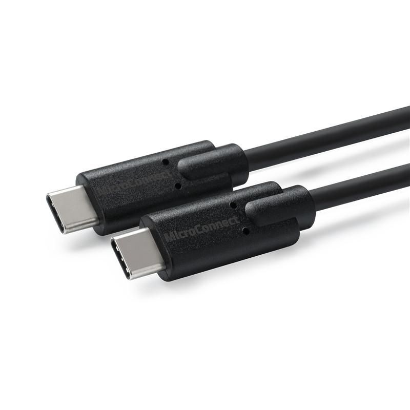 MICROCONNECT USB3.2CC0.25 USB Kabel 0,25 m USB 3.2 Gen 2 (3.1 Gen 2) USB C Schwarz (USB3.2CC0.25)