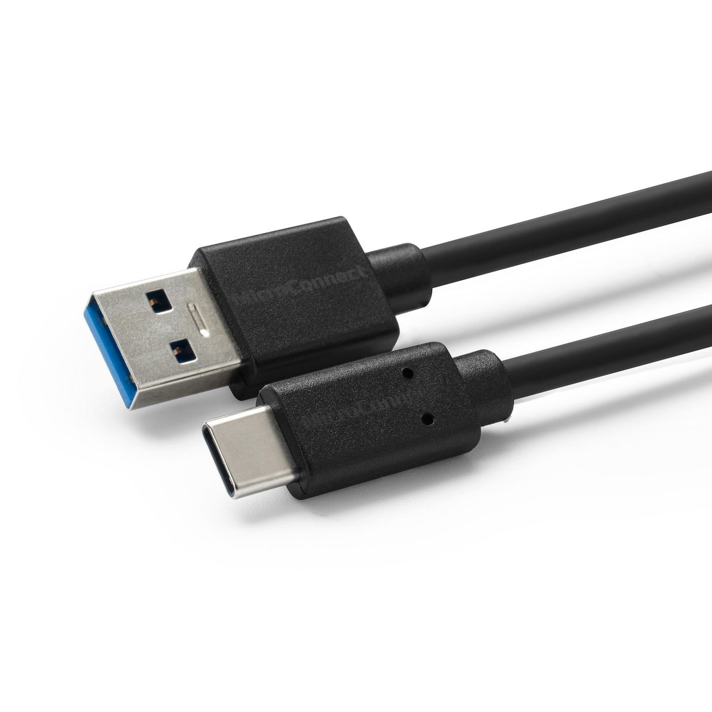 MICROCONNECT USB3.2CA05 USB Kabel 0,5 m USB A USB C Schwarz (W125787801)