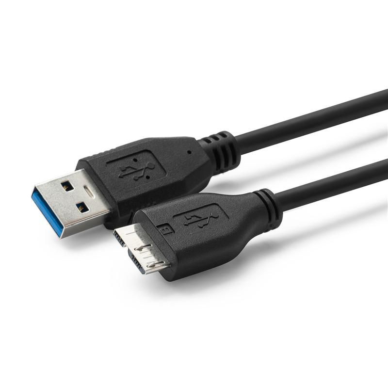 USB3.0  A-b Micro 1m M-mtriple Shielded, Black