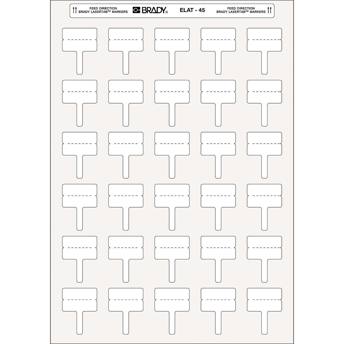 LaserTab Laser Printable