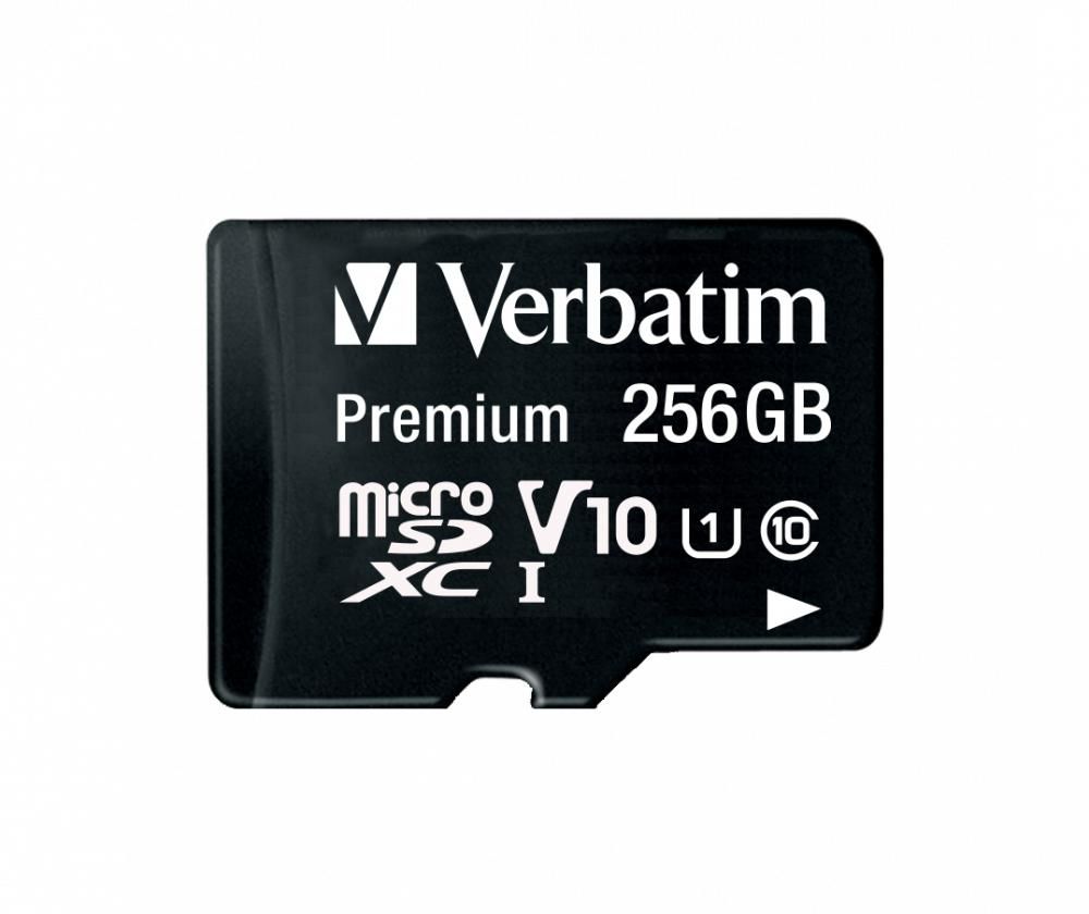 Verbatim 44087 W125743309 MICRO SDXC PREMIUM UHS-I 256GB 