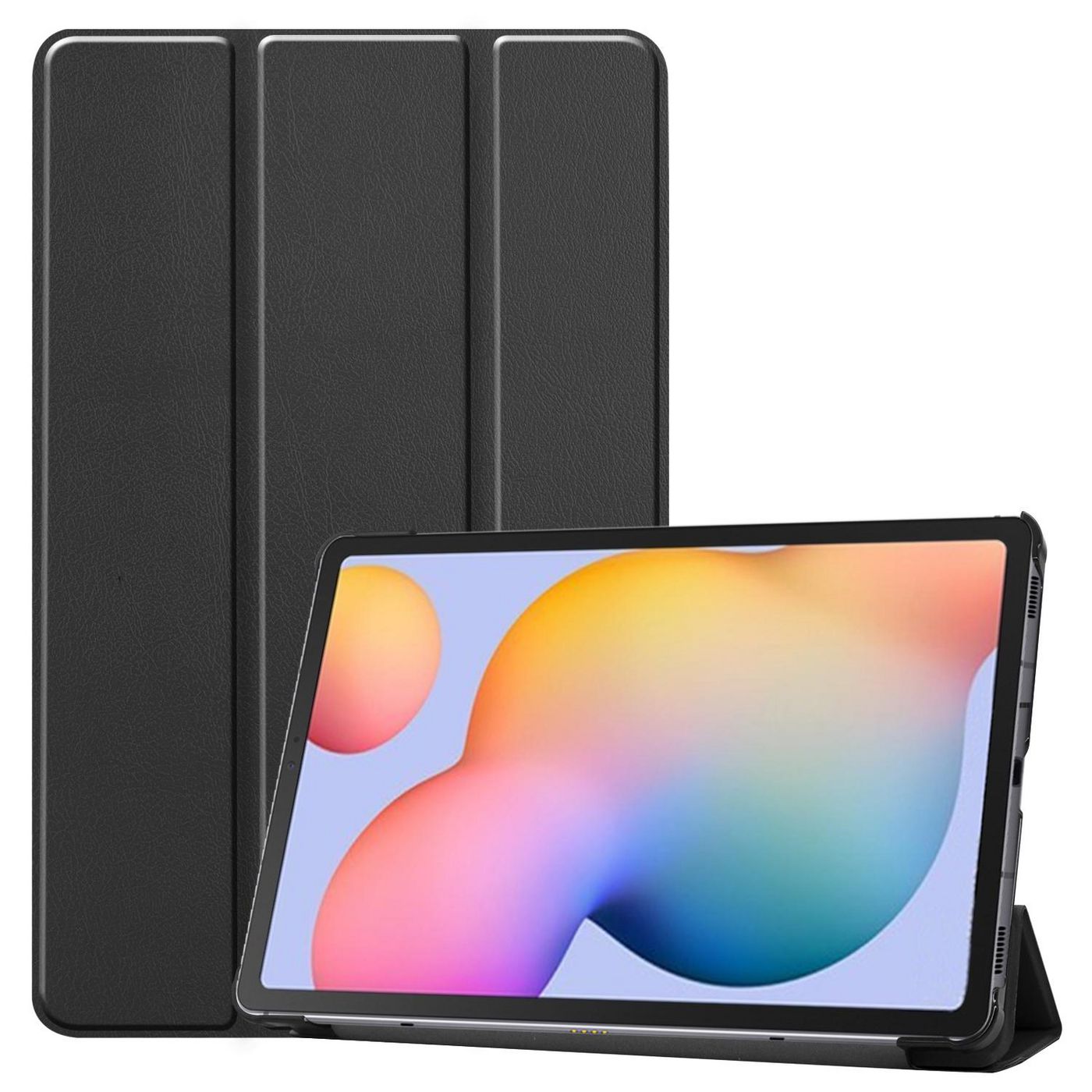 Folio Case For Samsung Galaxy Tab S7+/s8+ - Black Folio