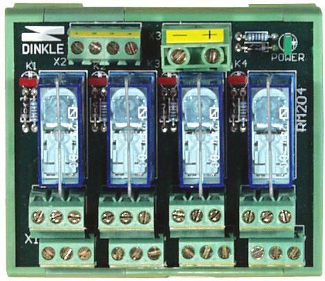 5A 2 Form C relè 24VDC x 4