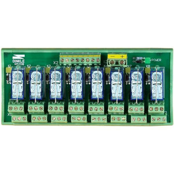 5A 2 Form C relè 24VDC x 8