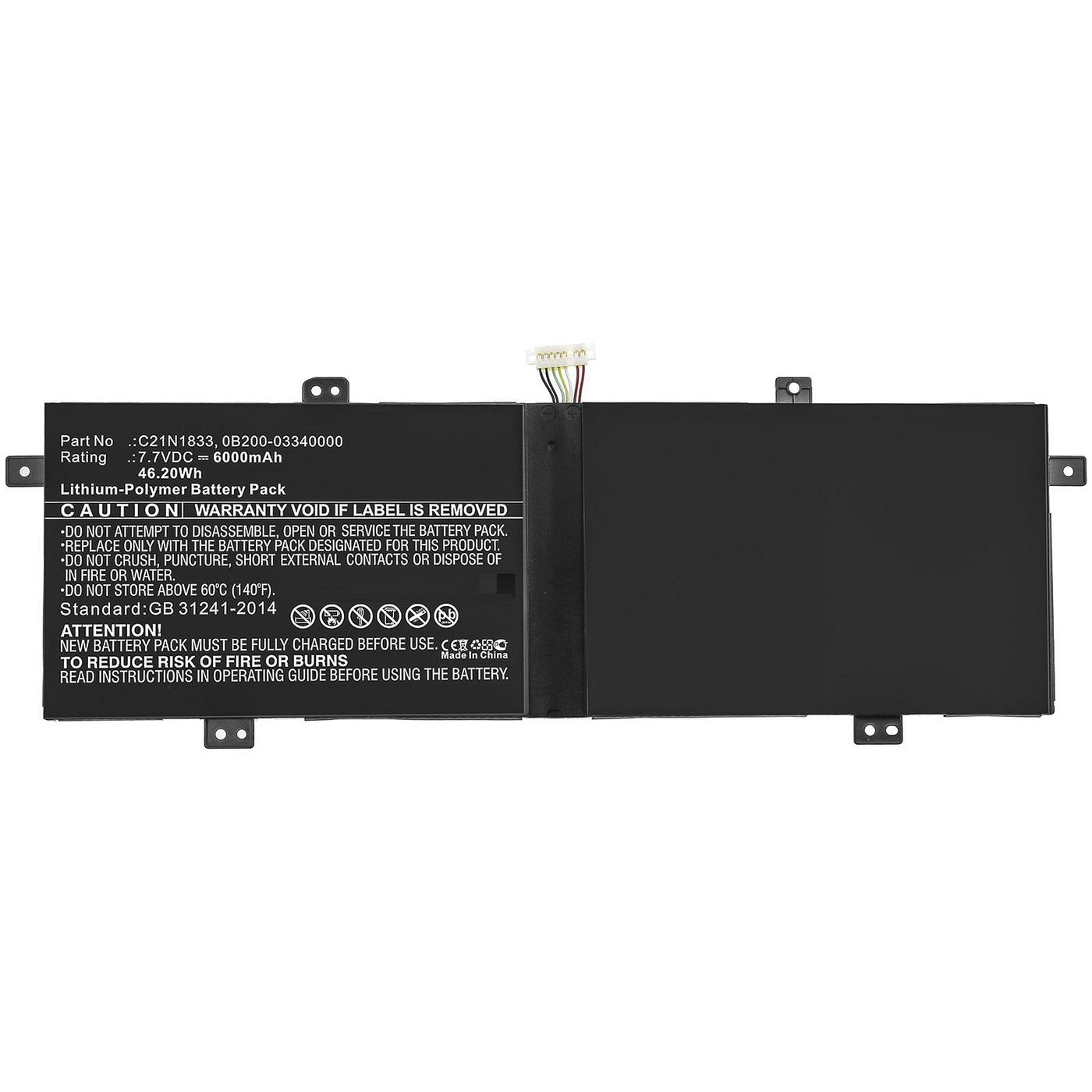 CoreParts MBXAS-BA0242 W125993368 Laptop Battery for Asus 
