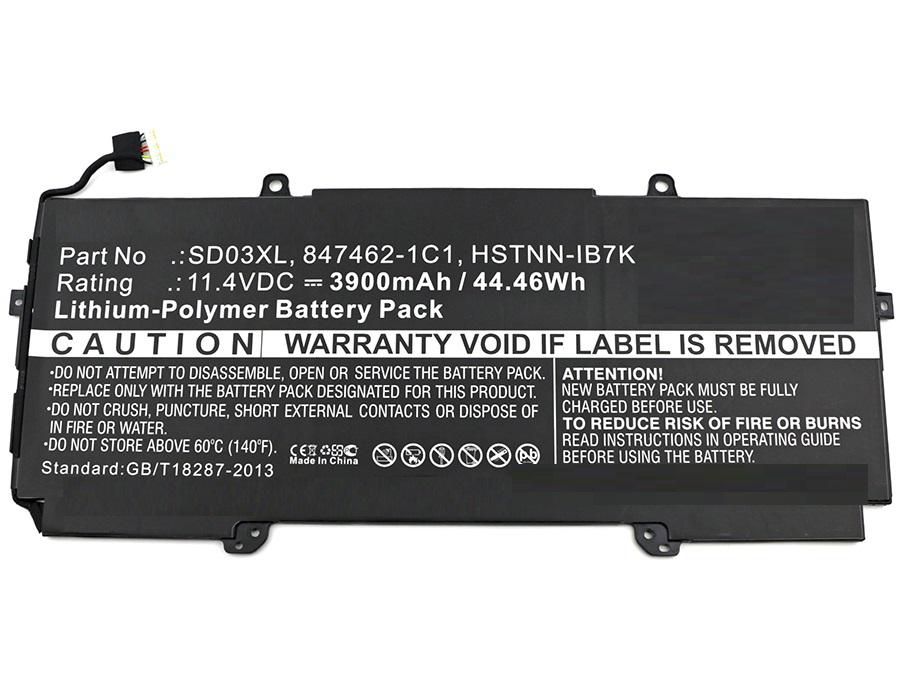 Laptop Battery for HP 44.46Wh