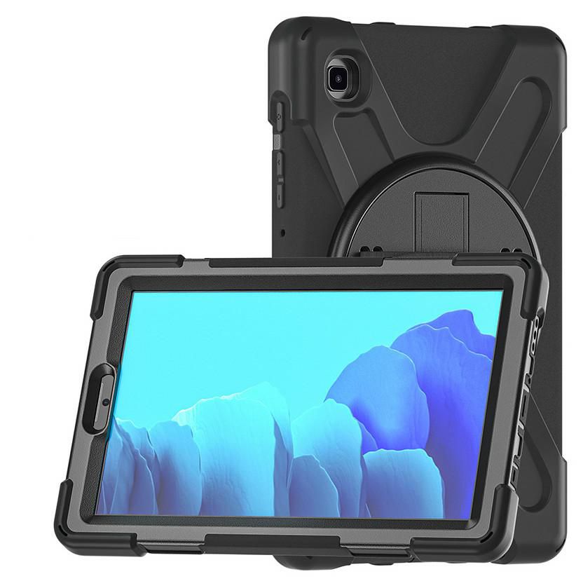 Galaxy Tab A7 Lite Defender Case Raised Black