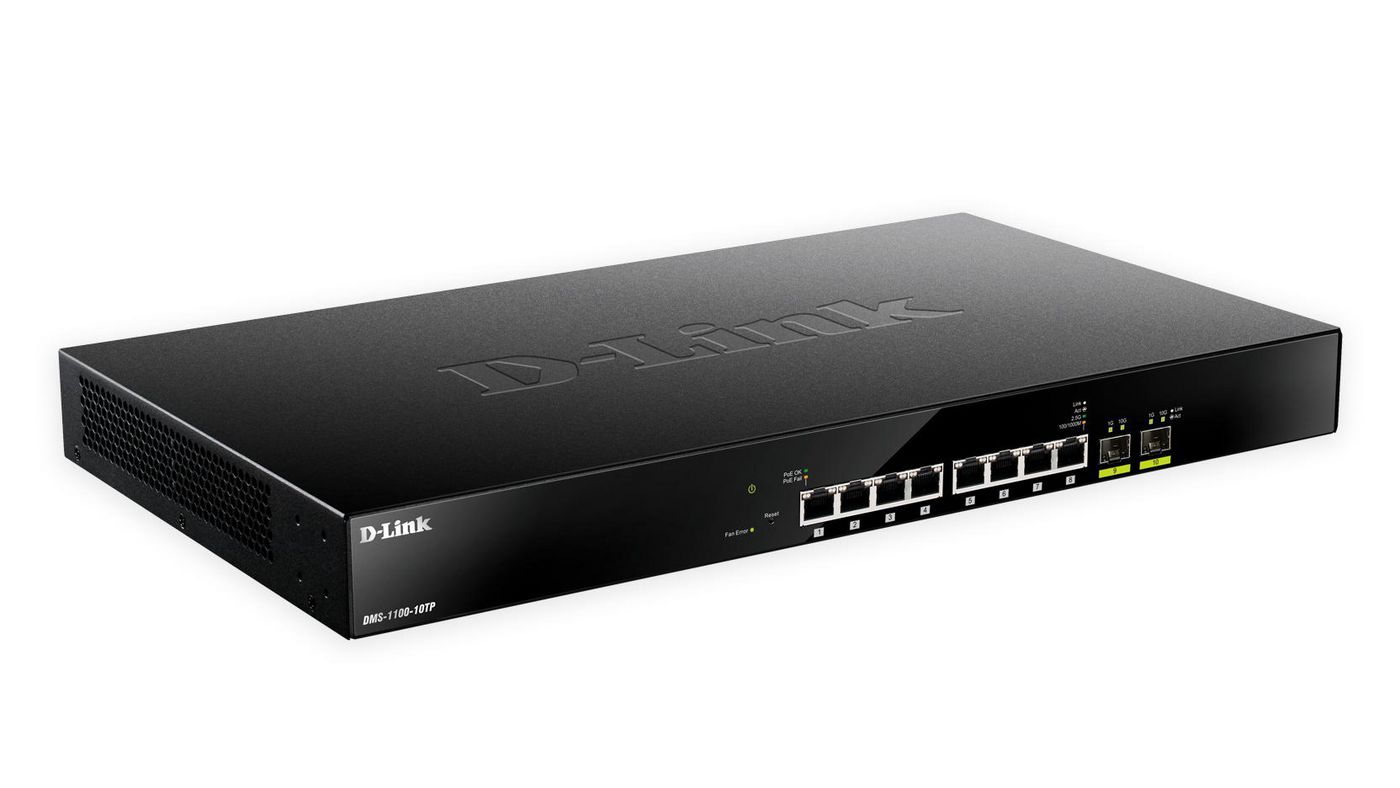 D-Link DMS-1100-10TP W126264339 8-Port 2.5G BASE-T PoE and 