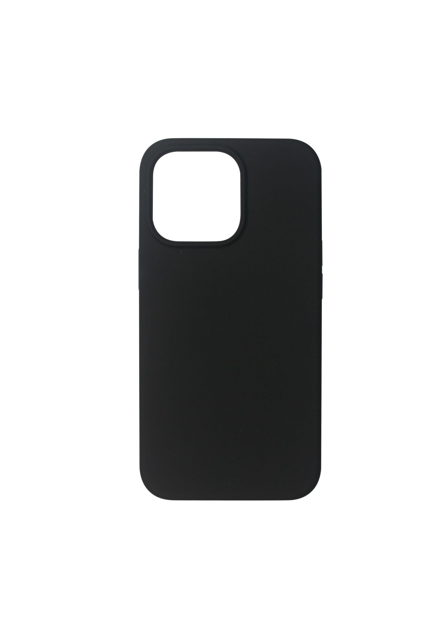 ESTUFF - Hintere Abdeckung für Mobiltelefon - Silikon - Schwarz - für Apple iPhone 13 Pro (ES6712000