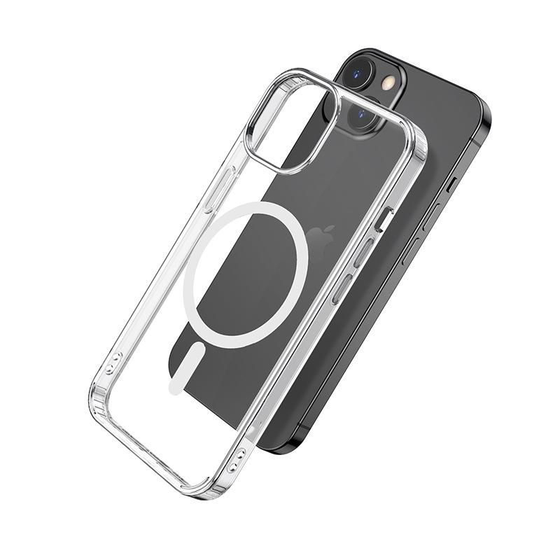 ESTUFF - Hintere Abdeckung für Mobiltelefon - kompatibel mit MagSafe - Thermoplastisches Polyurethan
