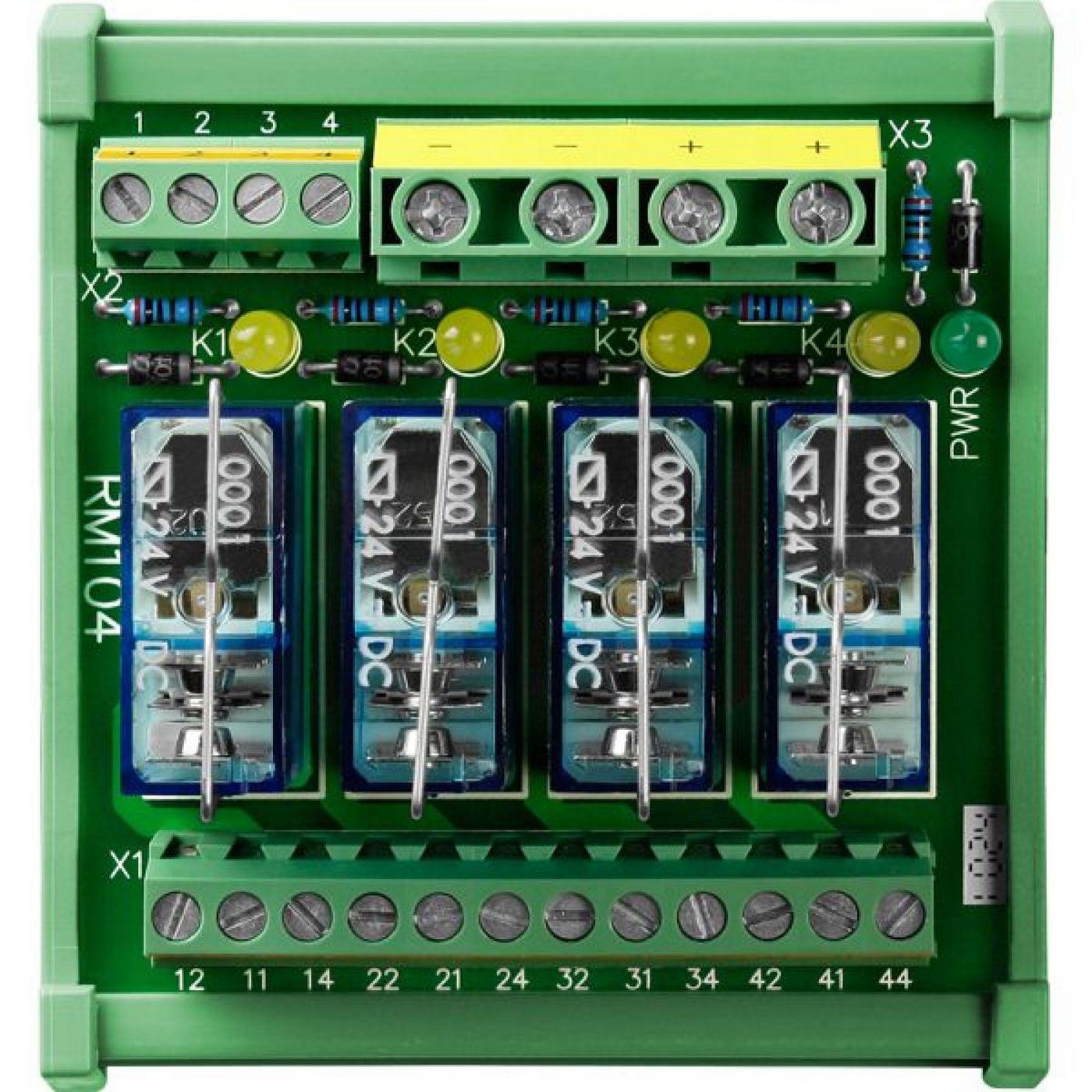 16A, 1 FORM C RELAY 24VDC x 4