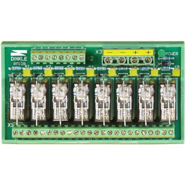 16A 1 forma C relè 24VDC x 8