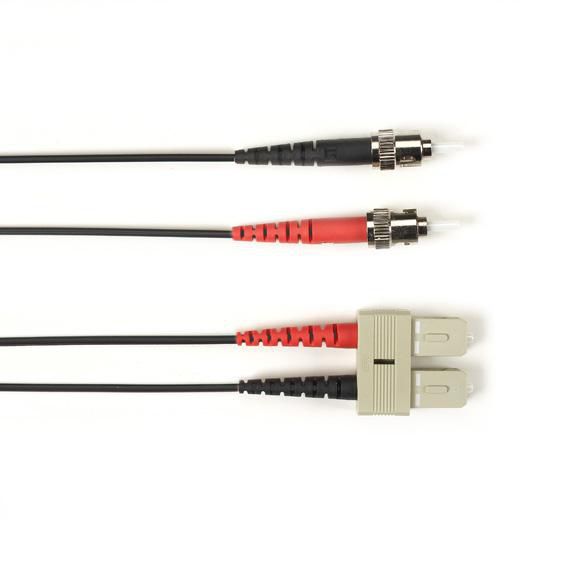 10 GIG MM FO PATCH CABLE - FOCMP10-015M-STSC-BK