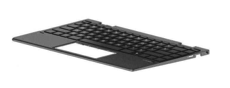 HP TOP COVER PLG W KB PLG BL FR