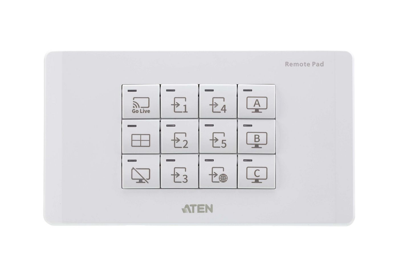 Aten VPK312K1-AT-G W125905460 12-Key Network Remote Pad for 