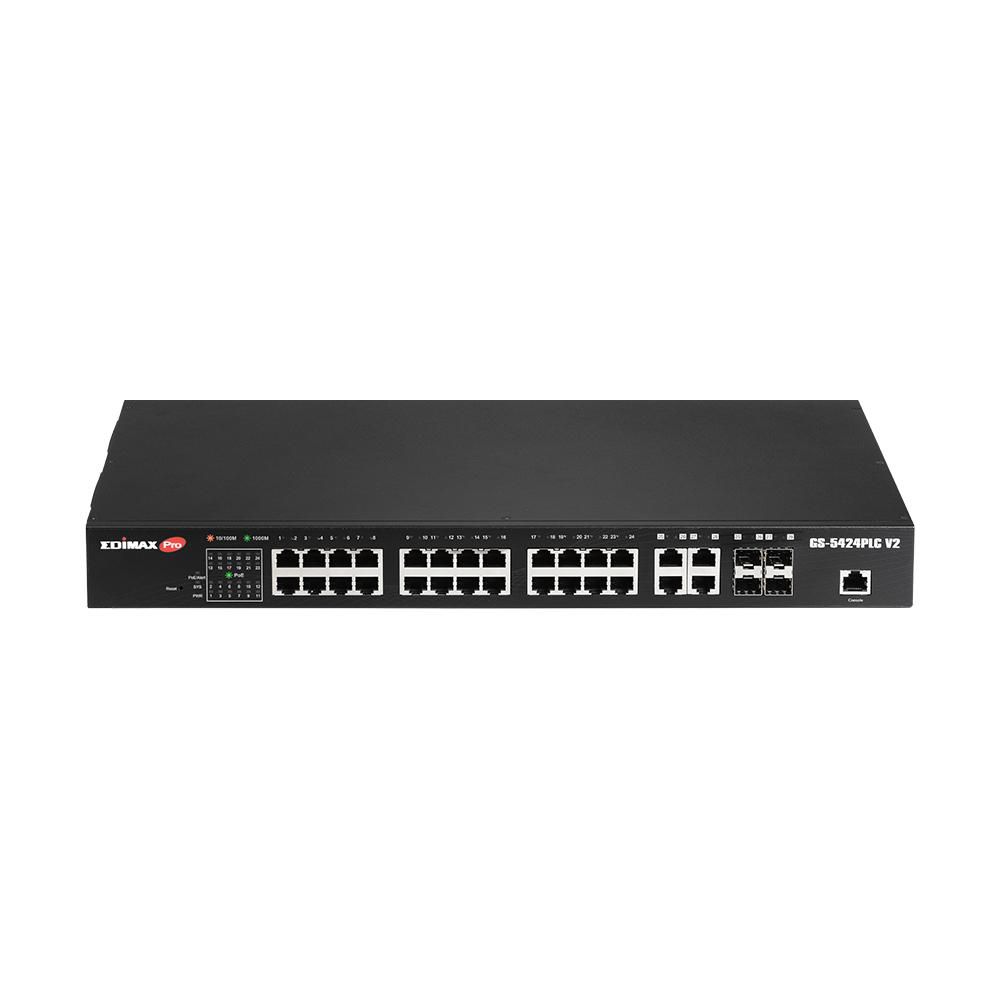 Edimax GS-5424PLC V2 W126273058 Surveillance VLAN 28-Port 