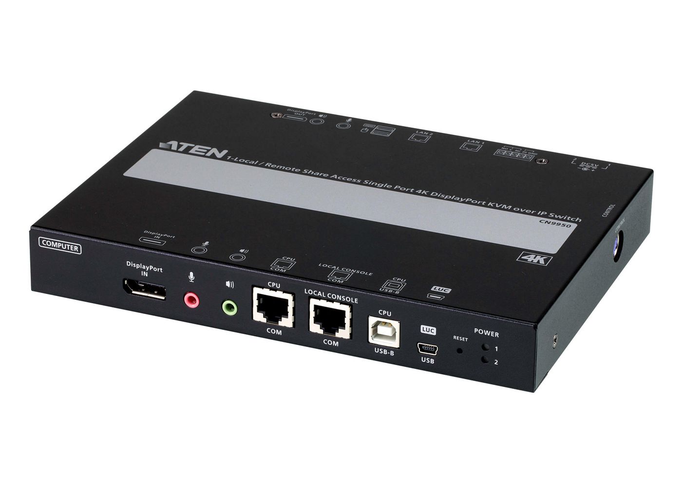 Aten CN9950-AT-G W126262121 1-Port 4K DisplayPort KVM 