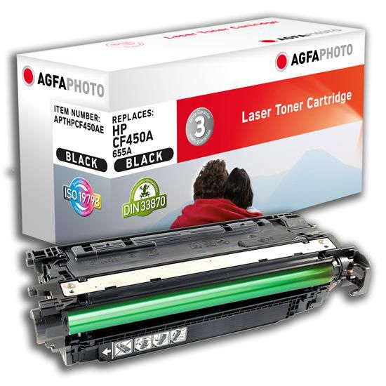 AGFA Photo - Schwarz - kompatibel - wiederaufbereitet - Tonerpatrone - für HP Color LaserJet Enterpr