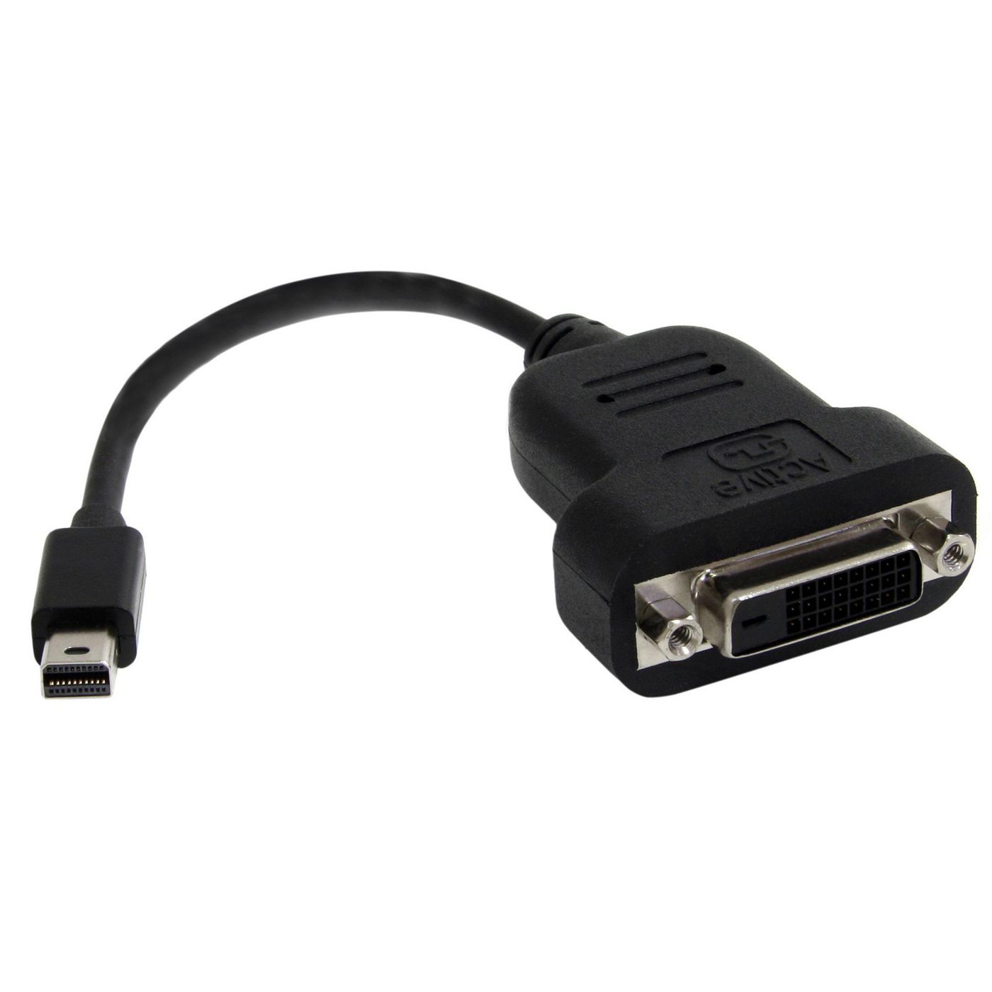 STARTECH.COM Aktiver Mini DisplayPort auf DVI Adapter  - mDP zu DVI (Stecker/Buchse) Konverter - 192