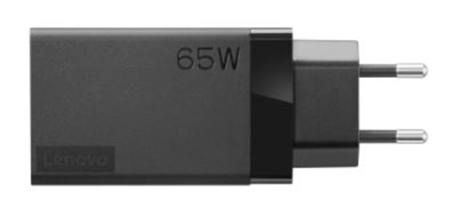 LENOVO 65W USB-C Travel Adapter - Netzteil - Wechselstrom 100-240 V - 65 Watt - Europa - Schwarz - f