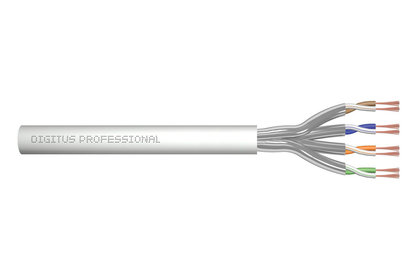 CAT 6A U-FTP patch cable, raw