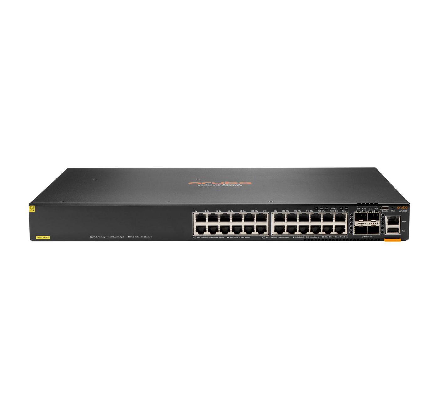Hewlett-Packard-Enterprise JL666AACE W126290784 Aruba 6300F Switch 24-port DK 
