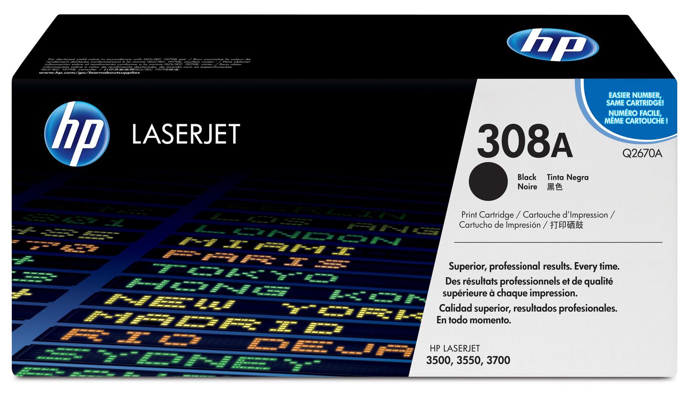 HP 308A Schwarz LaserJet Tonerpatrone (Q2670A)