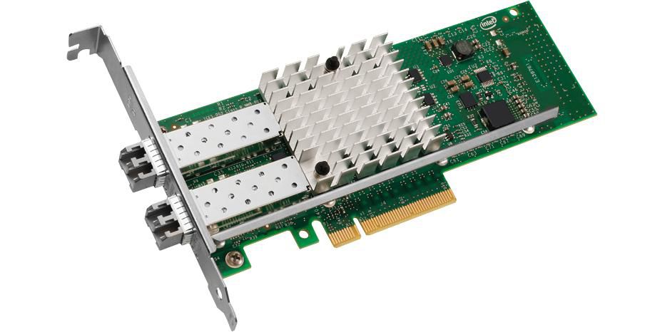 INTEL E10G42BFSR 10Gbps Ethernet Server Adapter X520-DA2 Low Profile Full Height Dual Port PCIe
