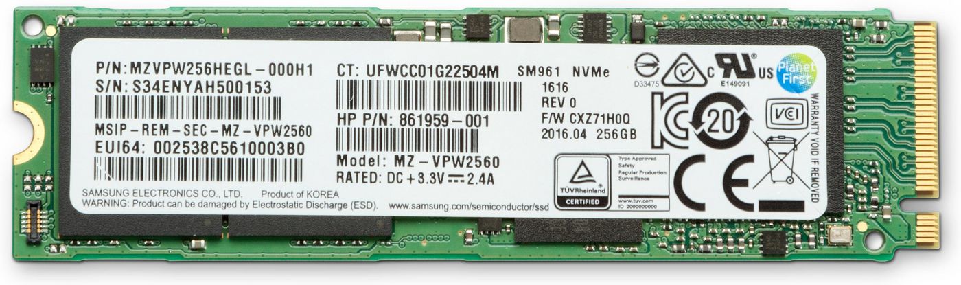ZTRBODRV 256GB SED Z8G4 TLC