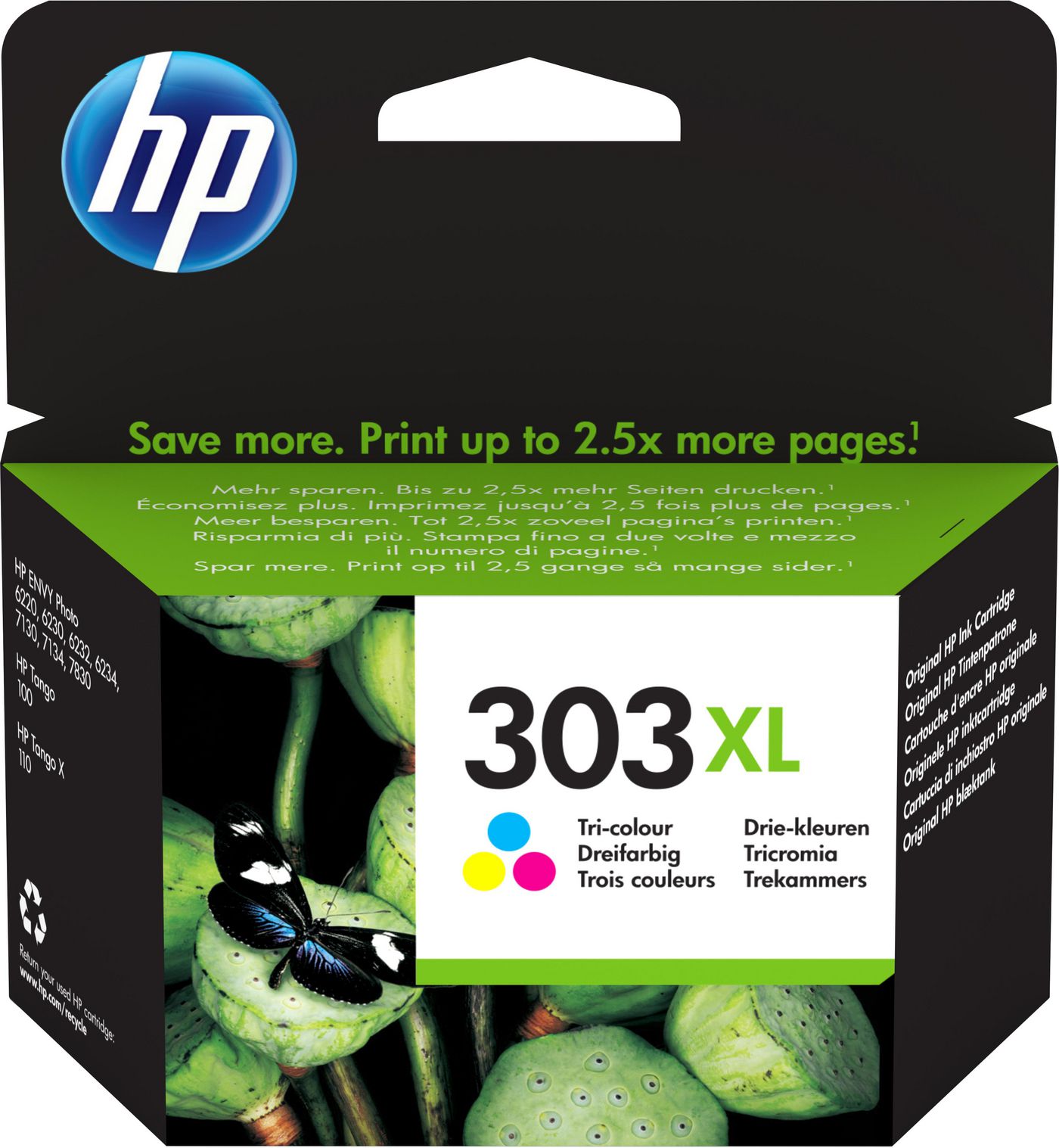 HP - Cartouche d'encre HP 303 noire