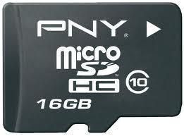 PNY SDU16GBHC10HP-EF MicroSD 