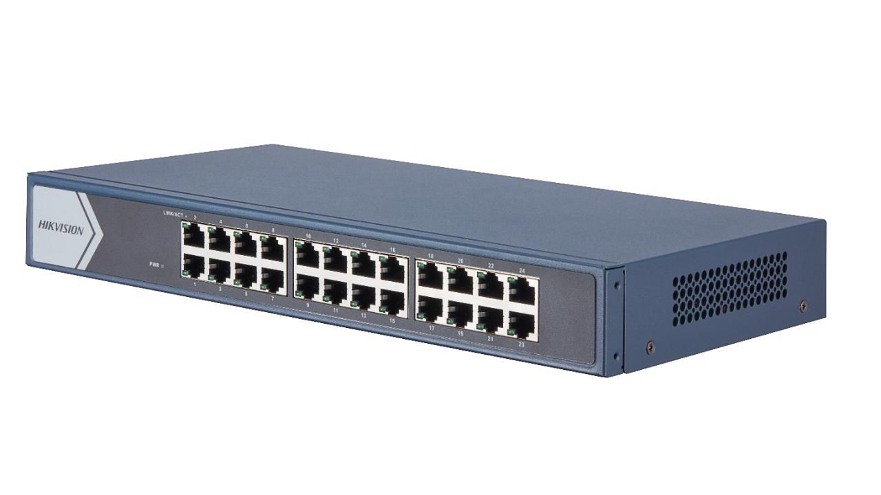 24-port Gigabit Unmanaged Switch - Steel Case