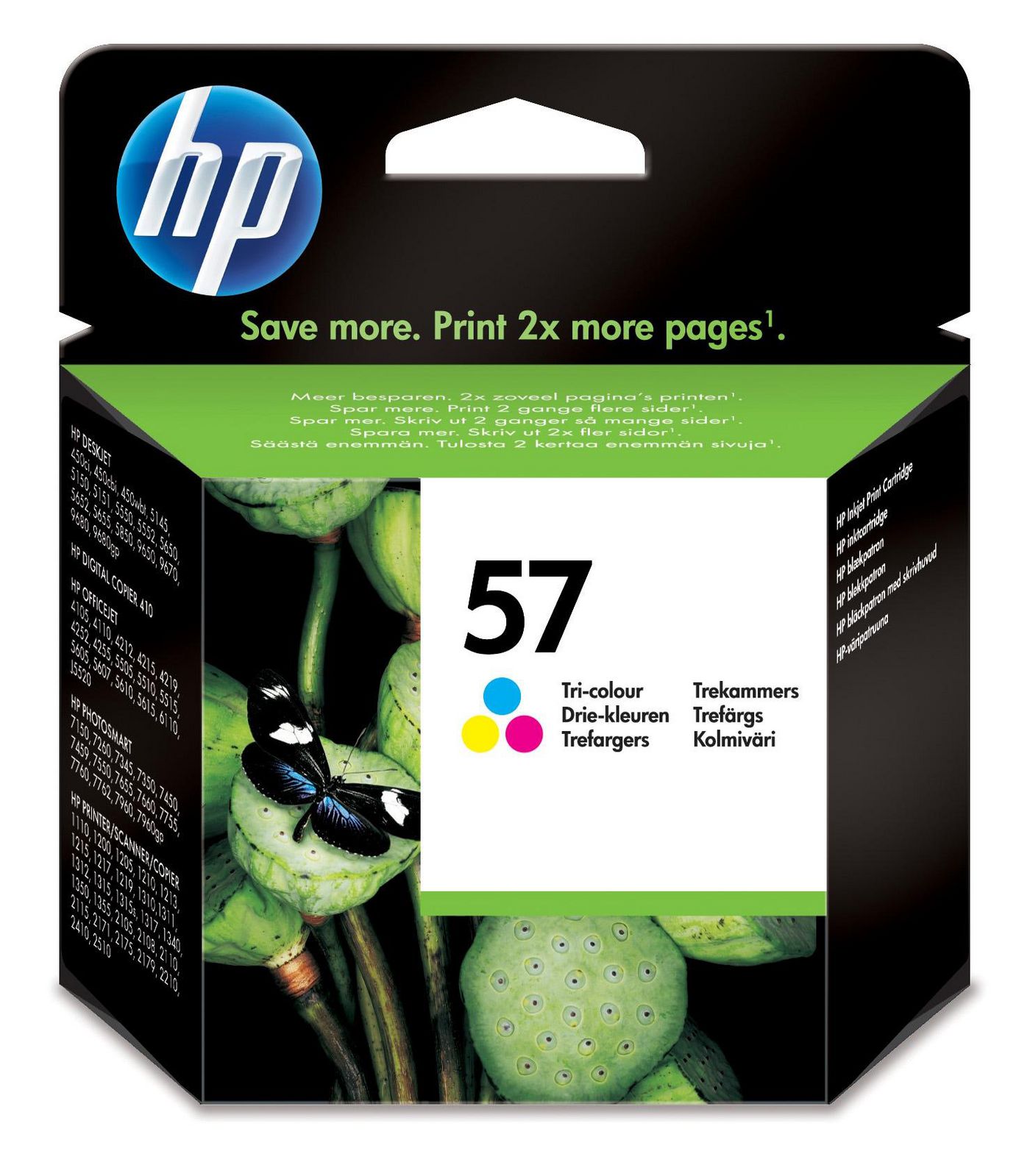 HP C6657AEUUS C6657AE#UUS Ink CMY, 9ml No. 57 High 