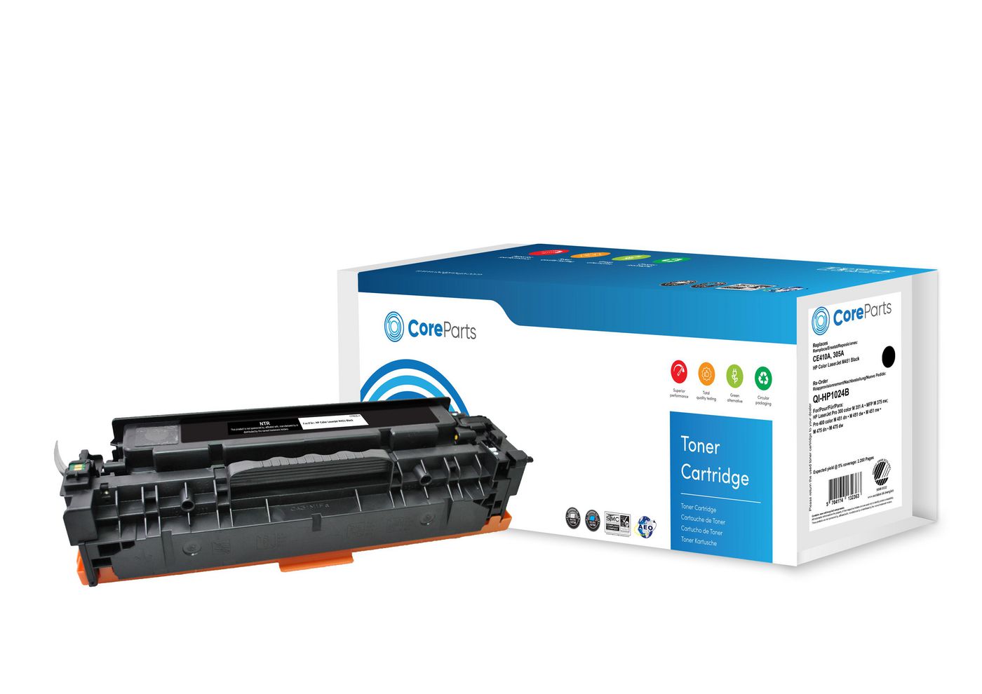 Toner nero CE410A