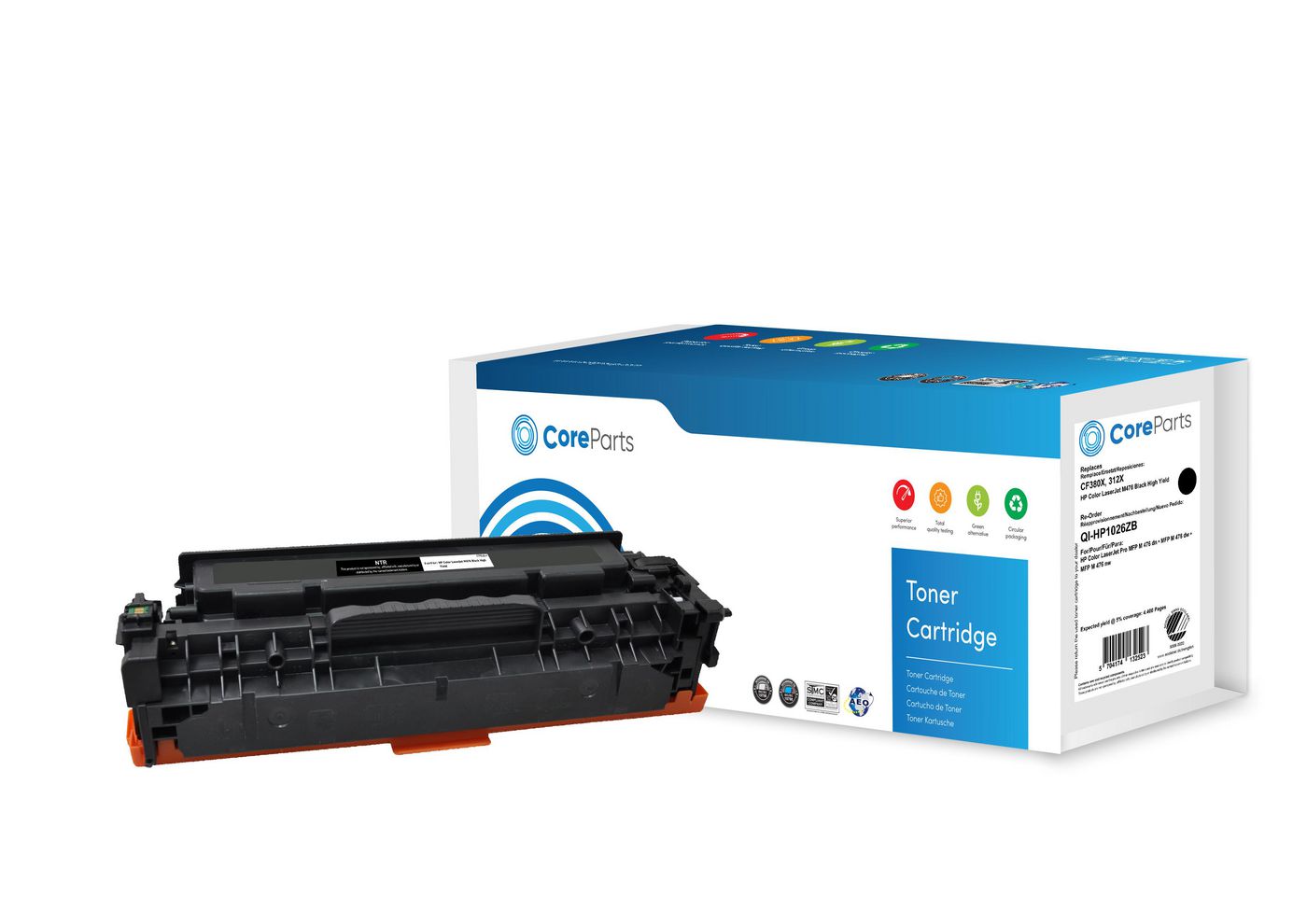 Toner nero CF380X