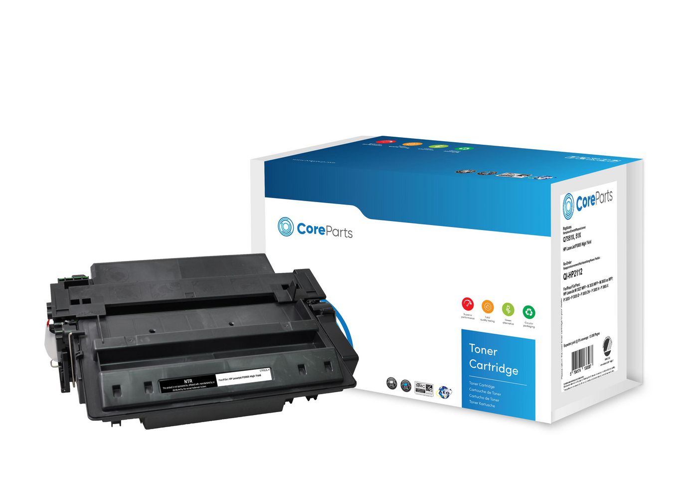 Toner nero Q7551X