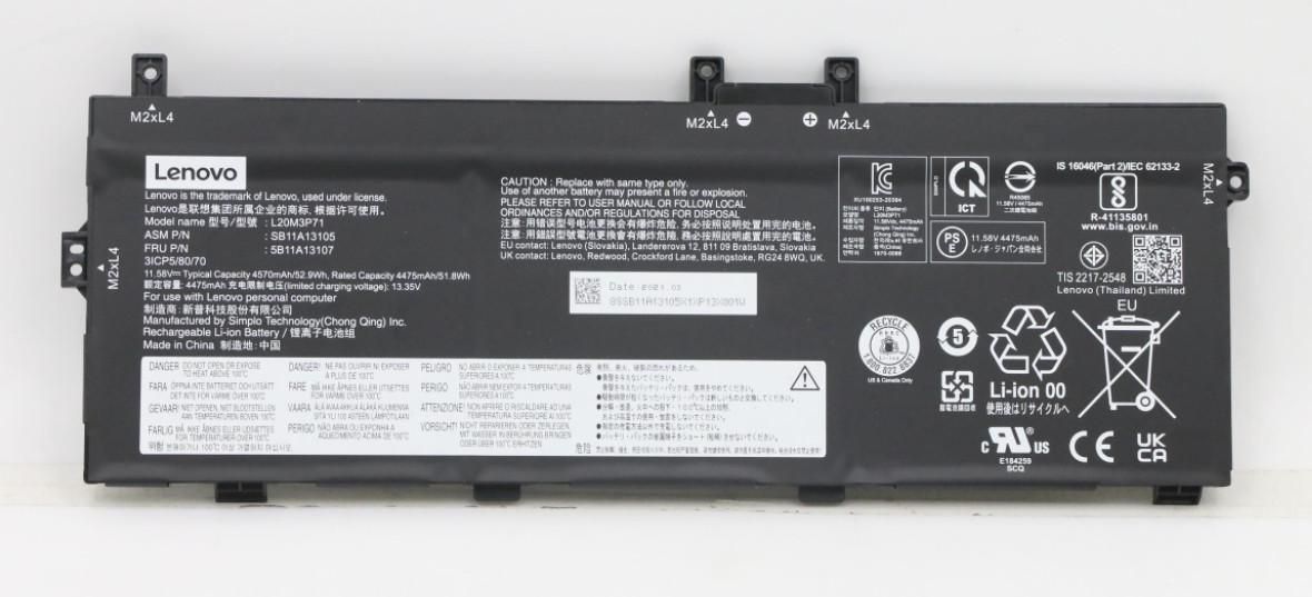 Internal laptop battery