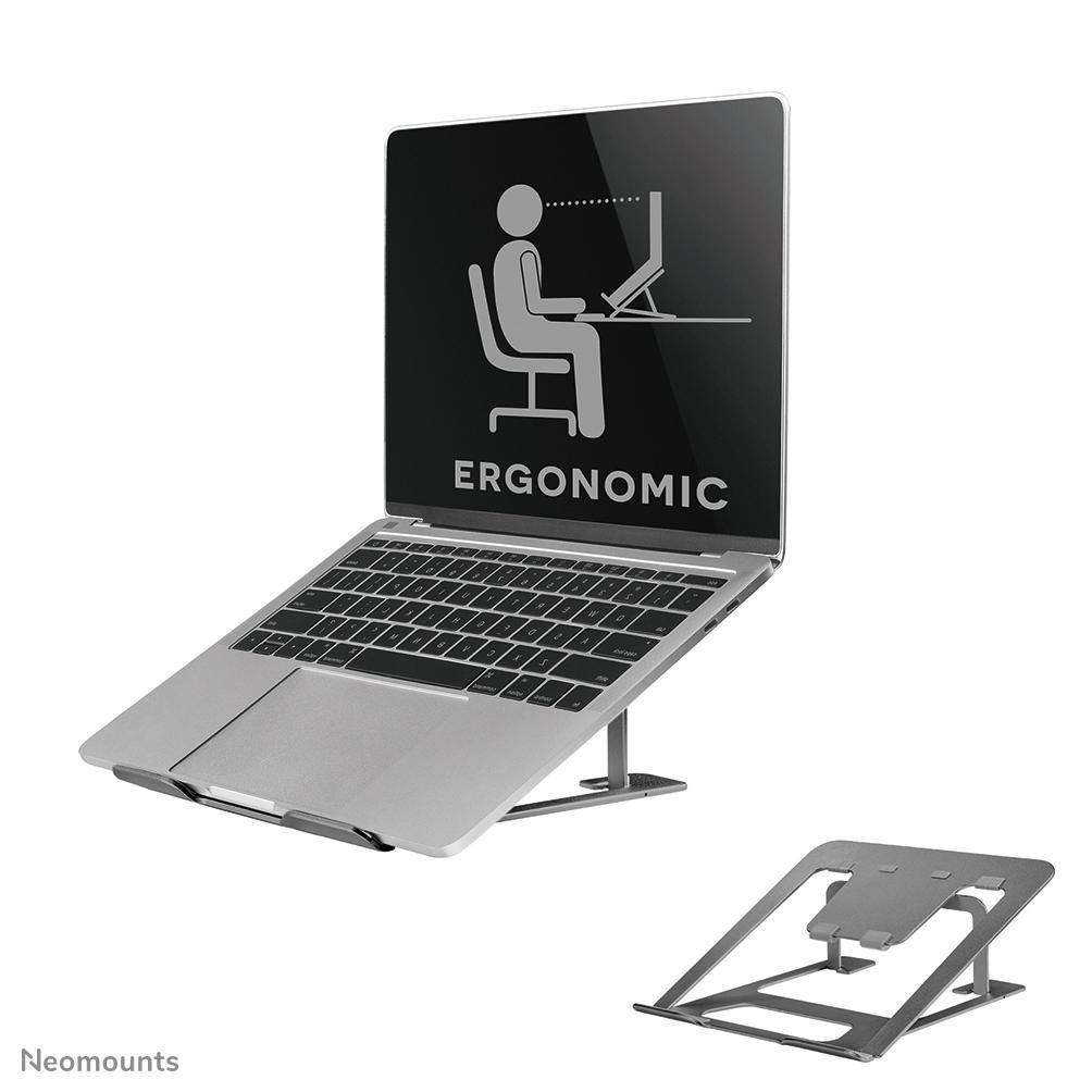Neomounts-by-Newstar NSLS085GREY W125858500 foldable laptop stand - Grey 