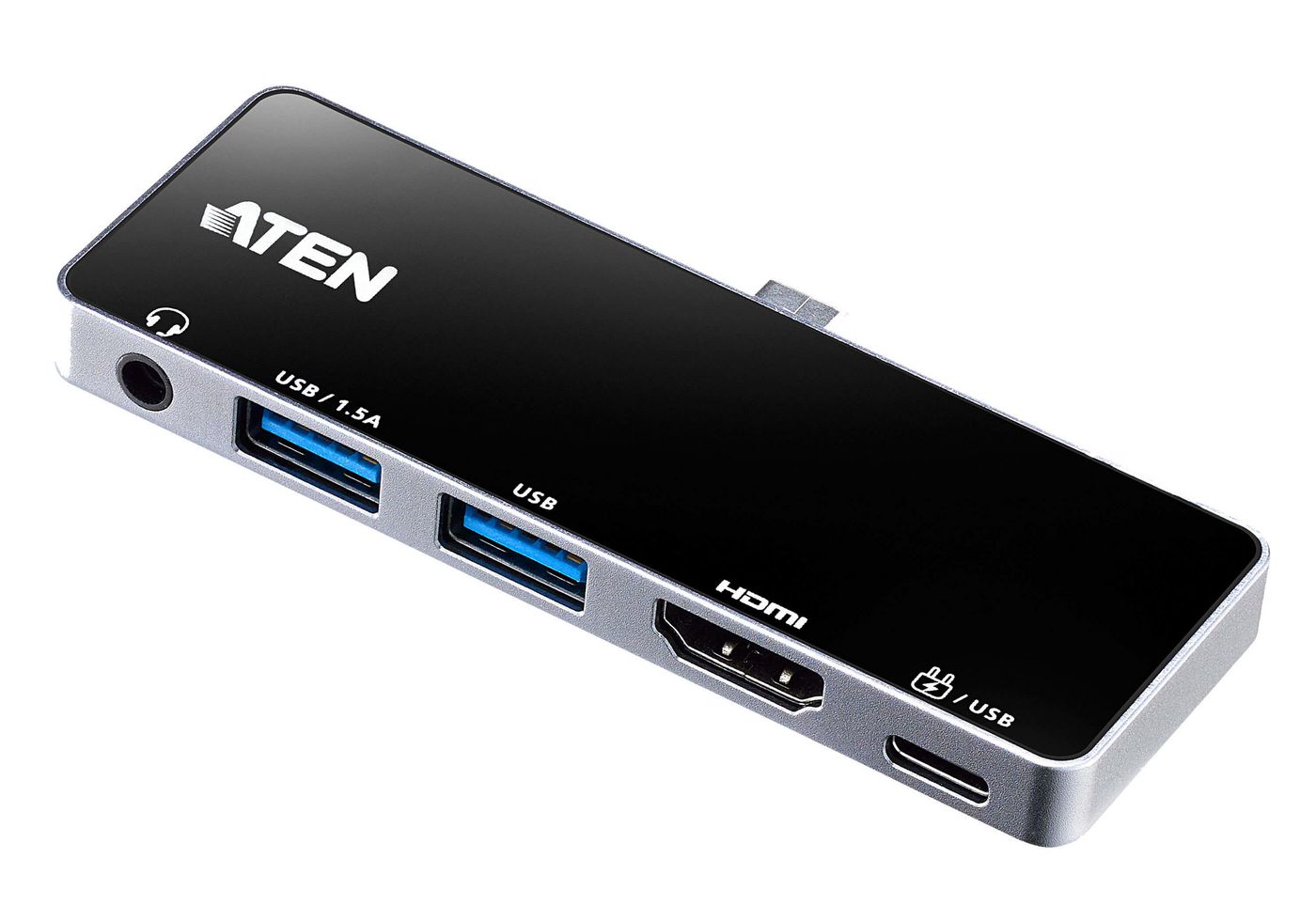 Aten UH3238-AT W126427578 USB-C Travel Dock 5 in 1 with 