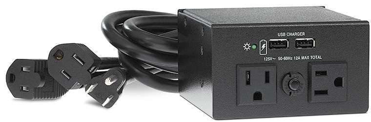 US (2) AC & (2) USBA Outlets, - 60-1890-01