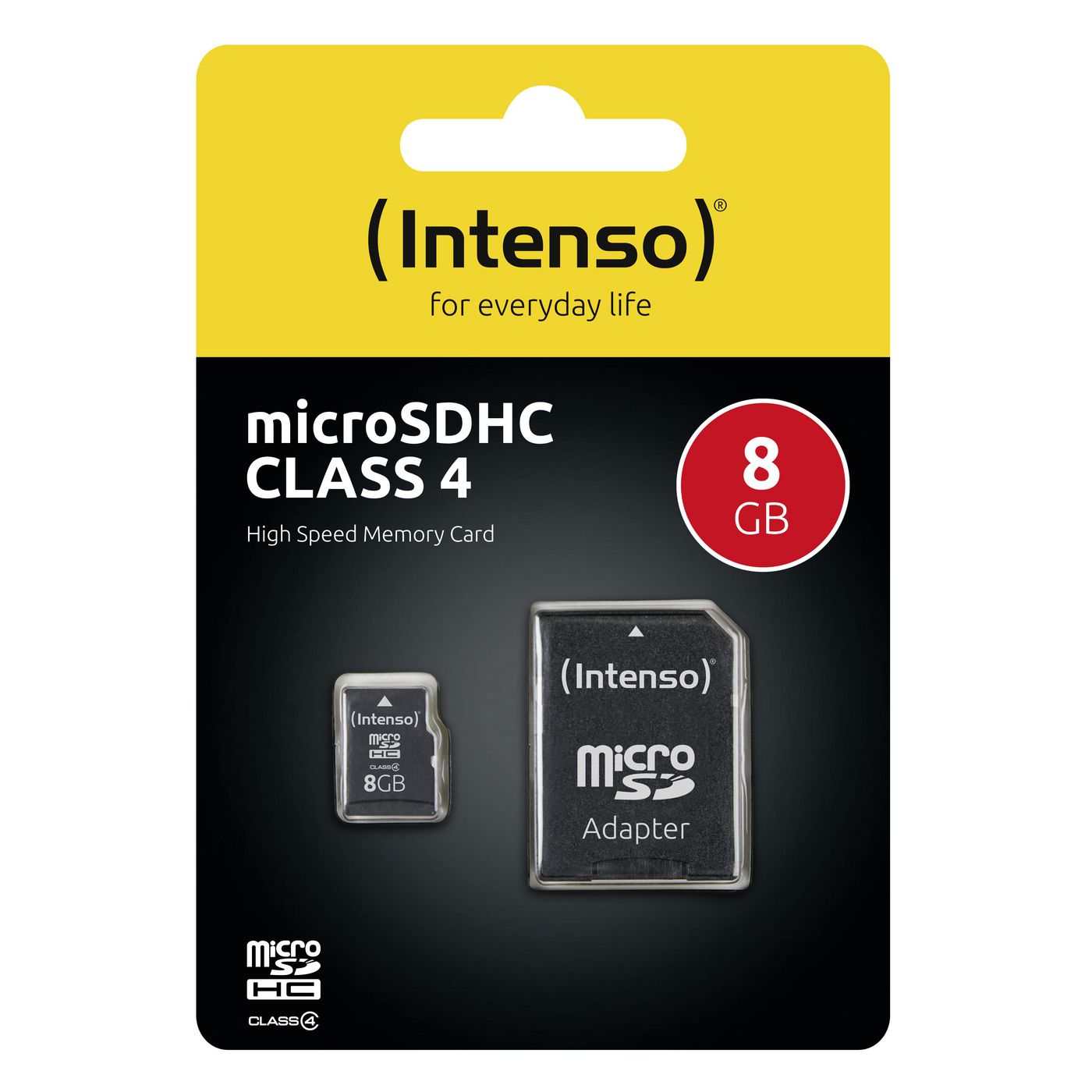 3403460 SD MicroSD Card  8GB Intenso i 