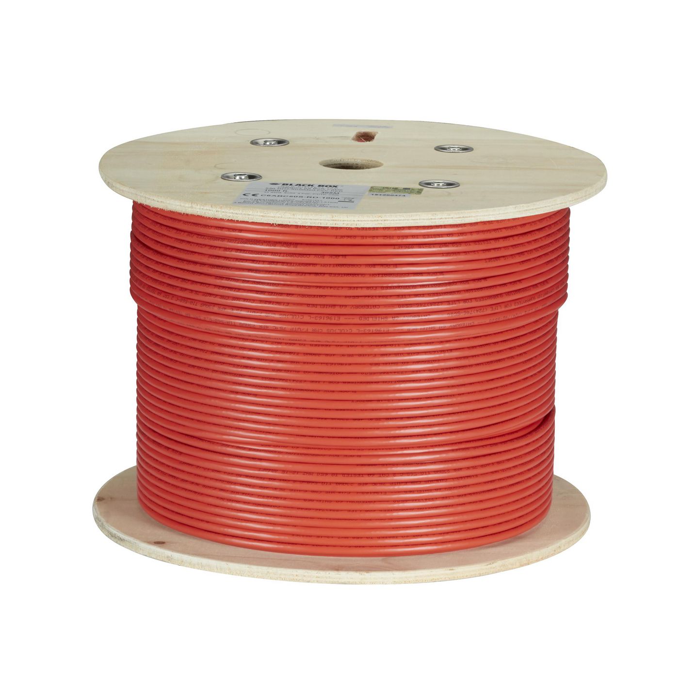 GIGATRUE CAT6A STRD SHLD PVC - C6ABC50S-STR-RD-1000